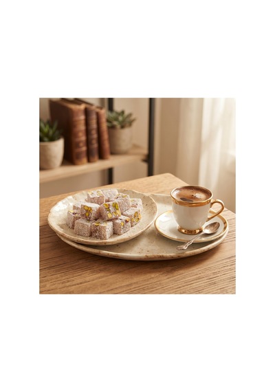 Çifte Kavrulmuş Duble Antep Fıstıklı Türk Lokumu 250gr %100 Pancar Şekeri - 937440406
