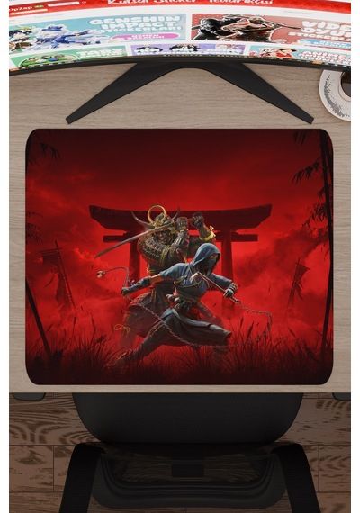 Assasin's Creed Kaymaz Dikişli Kauçuk Oyuncu Mousepad V1 - 48x40 Xl Gaming Mouse Pad Fare Altlığı