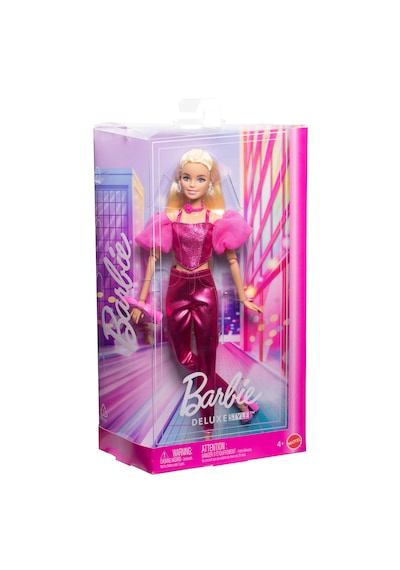 Barbie Stil İkonu Bebek - Metalik Pembe Kıyafetli JFP40