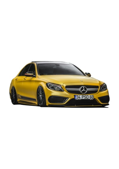 Mercedes C Serisi W205 2015-2018 Amg Ön Ek + Lip Plastik
