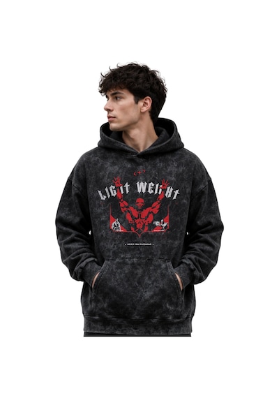 Sevbano Light Weight Ronnie Coleman Fitness Bodybuilding Baskılı Unisex O Siyah