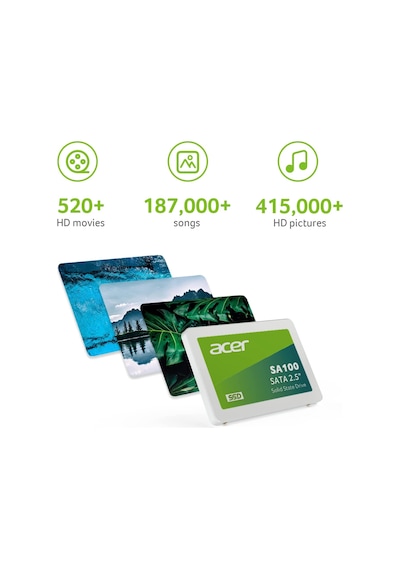 Acer Sa100 480Gb 2.5 Inç Ssd