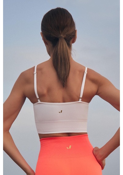 Jerf Gela Ayar Askılı Sport Bralet Beyaz 001