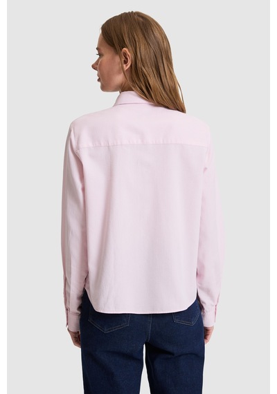 U.s. Polo Assn. Kadın Açık Pembe Gömlek Desenli 50324617-vr078 Acık Pembe