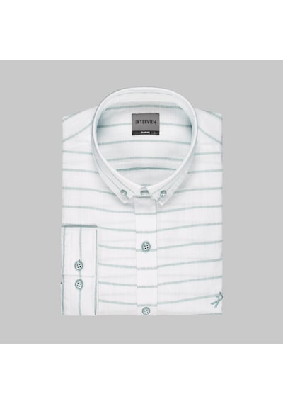 Sarar Goias Interview Slim Fit Erkek Gömlek 3174702 Yeşil