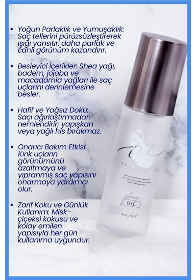 Cosmetex Roland Airy&easy Saç Bakım Yağı