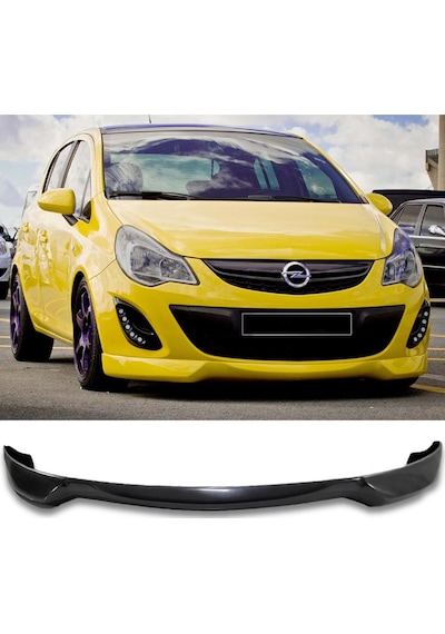 Opel Corsa D Steinmetz Ön Ek Karlık Abs Plastik Mat Siyah 2011 2012 2013 2014 Makyajlı Kasa Karlık+bodykit+ek