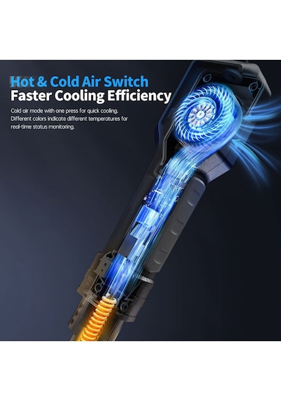 Fnırsı Sag-55 Pro Akıllı 550w Sıcak Hava Tabancası Profesyonel Set