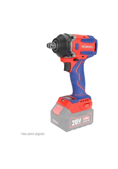 Workpro Wp390207 20volt 1/2 550nm Kömürsüz Profesyonel Şarjlı Somun Sıkma Akü Dahil Değildir