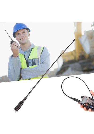 144-430 Mhz Anten Na-771 Uv5R 888 Telsiz Anteni 38.5 CM