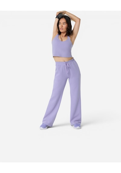Asics Nagıno Refıned Texture Sweat Flare Pant Kadın Mor Eşofman Altı 2032d371-500