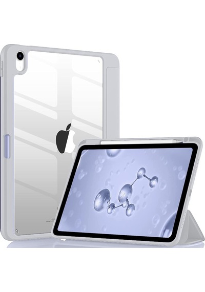 Apple Uyumlu iPad, 7. 8. 9. Nesil 10.2" Kılıf Grafiti Şeffaf Kalem Bölmeli 2019 2020 2021