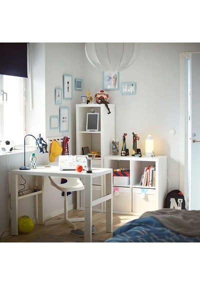 Ikea Kallax Açık Raf Ünitesi, Beyaz, 77x77 Cm