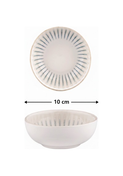24'lü Valencia Kase 10cm Dijital Sierra Rinart Krem