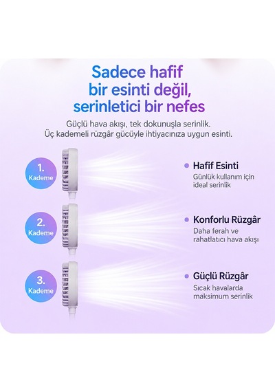 Ezere Flexcool Magsafe Manyetik Telefon Fanı Taşınabilir Mini Vantilatör