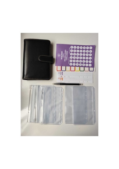 Bütçe Planlayıcı Manyetik Ajanda -siyah Sticker Ve Challenge Hediyeli
