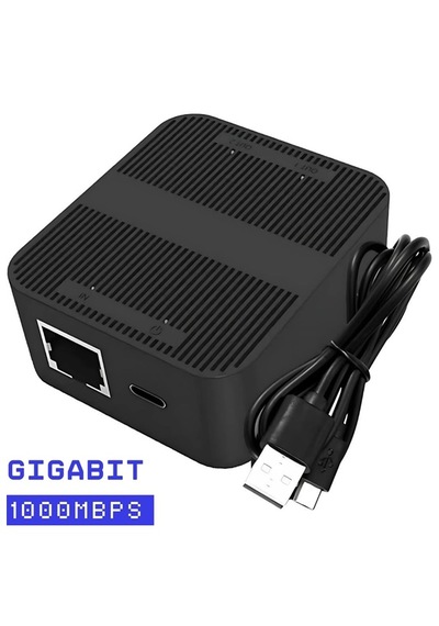 Rj45 Ethernet Splitter 1 Giriş 2 Çıkış Gigabit 1000mbps Çevirici