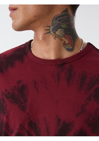 Loft Regular Fit Erkek Tshirt U.kol Bordo