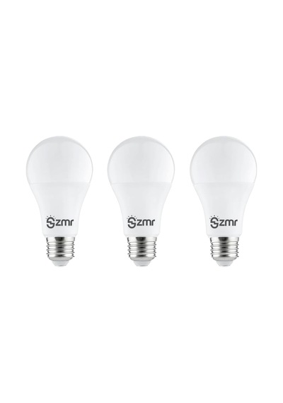 Zmr 103/b.65 3'lü Paket Led Ampul 10w 3000k Günışığı E27 Duylu Enerji Tasarruflu Uzun Ömürlü