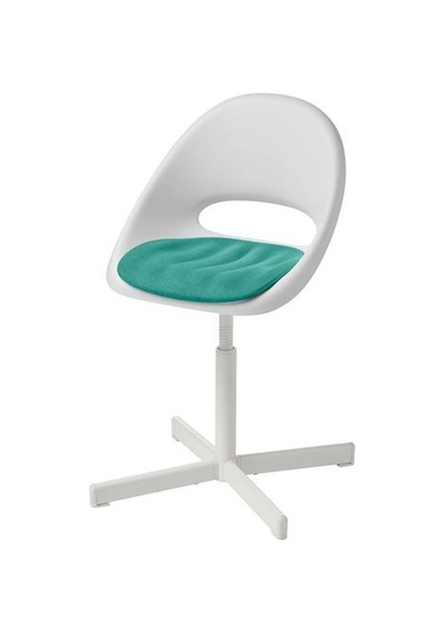 Ikea Pynten Çalışma Sandalyesi Oturma Minderi, Turkuaz, 33x32 Cm