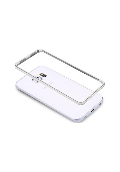 Samsung Uyumlu S6 G920 Bumper Çerçeve Kilif Gri 225209249