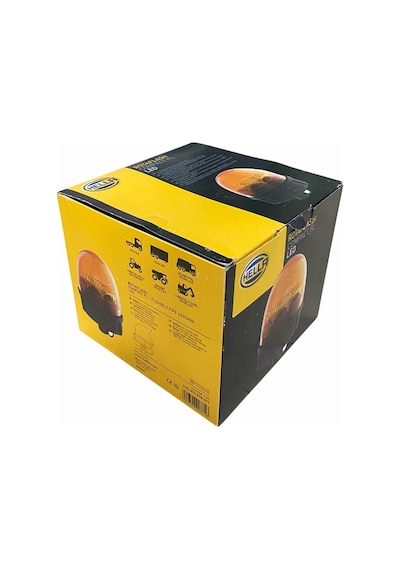 Hella 9v-32v Çakar Tepe Lamba Ledli Turuncu Boru Tip 141 204 Mm
