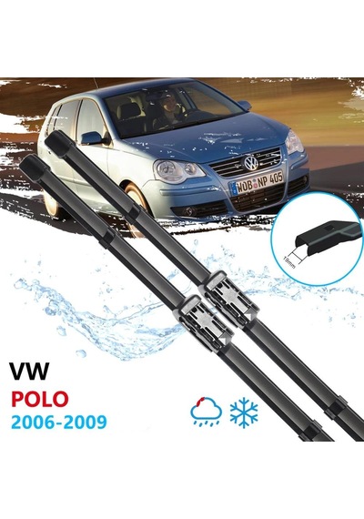 Volkswagen Polo Ön Cam Muz Silecek Takımı 2006-2009