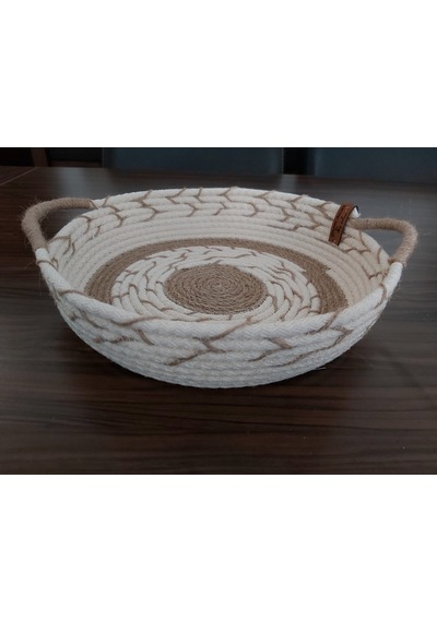 Hasır Sepet, Saklama Kutusu, Düzenleyici, Organizer 27x6 cm
