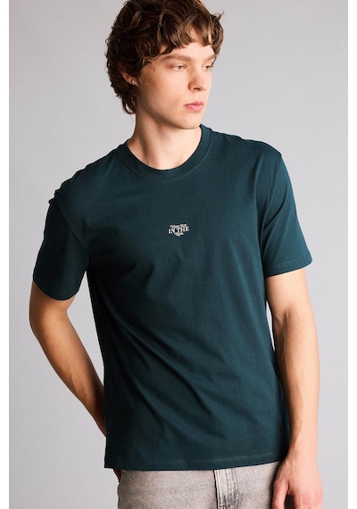 Defacto Mini Baskılı Yeşil Erkek T-shirt G3213ax/gn1079 Yeşil