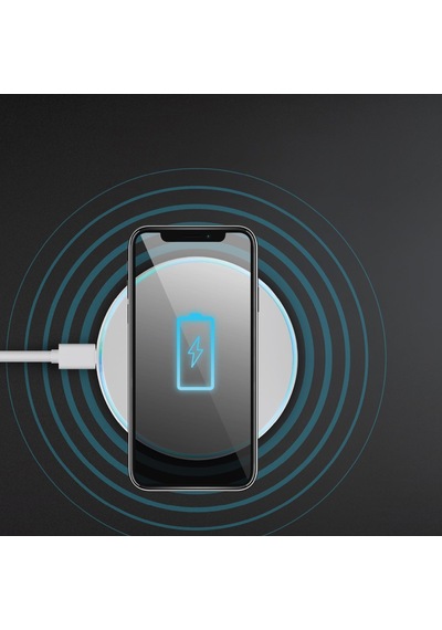 Polosmart PSM119 Kablosuz Masaüstü Şarj Cihazı Beyaz