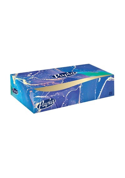 Papia 3 Kat Kutu Mendil 100'lü