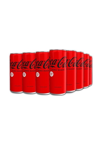 Coca Cola Zero Sugar Kutu 330ml 24lü