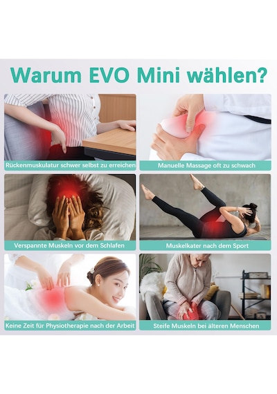Evo Mini Katlanabilir Masaj Tabancası - 90 Dönebilir, 5 Aparat, 11 Saat Pil, Kademesiz Olarak Ayarlanabilir, Sırt, Boyun Ve Vücut İçin Kas Masajı Evo Mini Katlanabilir Masaj Tabancası - 90 Dönebilir, 5 Aparat, 11 Saat Pil, Kademesiz Olarak Ayarlanabilir, Sırt, Boyun Ve Vücut İçin Kas Masajı