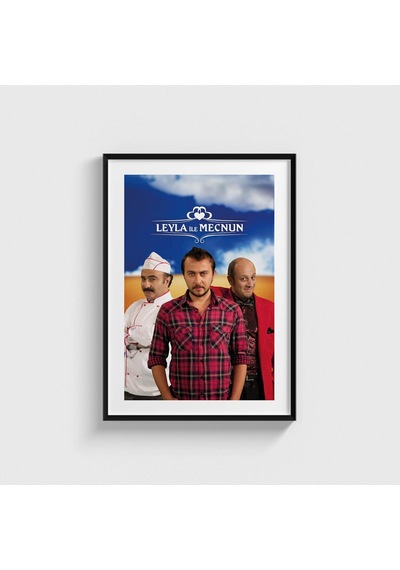 Leyla İle Mecnun Dizi Posteri Tablo Çerçeveli Poster Duvar Dekorasyonu Siyah Çerçeveli Tablo Siyah Çerçeveli Tablo Dn11d483sıyah