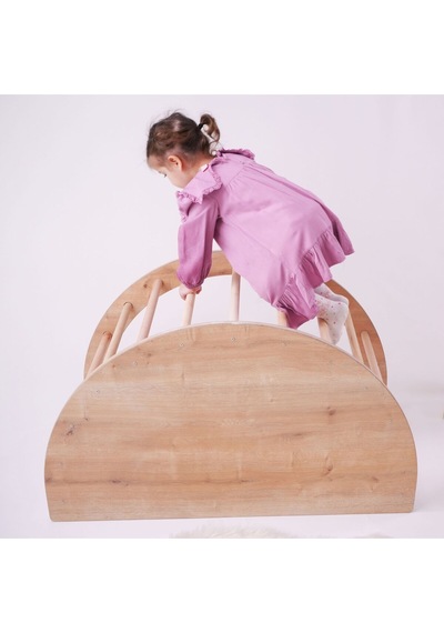 Pikler Halkası Montessori Aktivite Ve Oyun Masası Ahşap (MİNDERSİZ) Ahşap