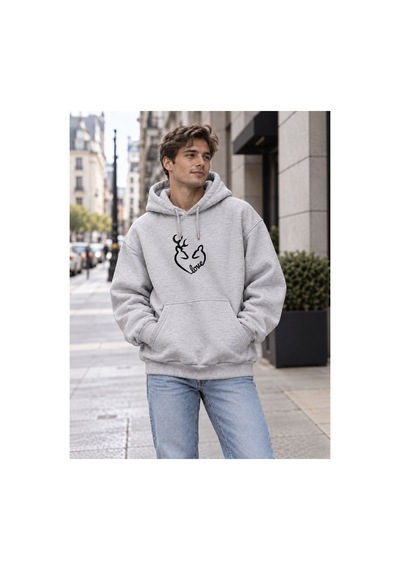 North Whiskers Geyik Love Baskılı Unisex Hoodie Sevgililer Günü Temalı Kapüşonlu Sweatshirt Gri - 930744533 Gri - 930744533 Gri North Whiskers Geyik Love Baskılı Unisex Hoodie Sevgililer Günü Temalı Kapüşonlu Sweatshirt Gri - 930744533 Gri - 930744533 Gri