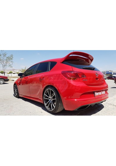 Opel Astra J Opc Çift Kat Spoiler----Fibersan Tuning