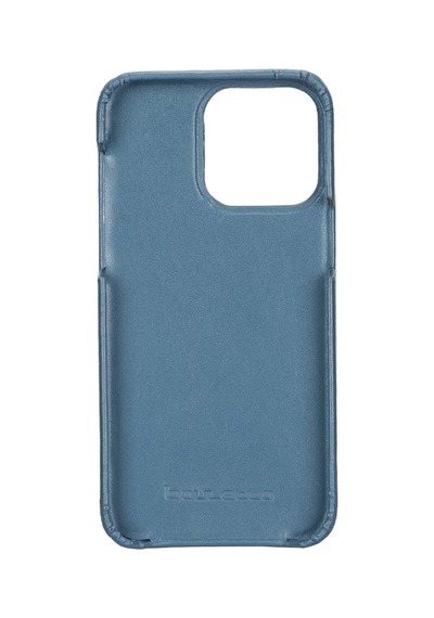 Bouletta Apple İphone 14 Pro Max Uyumlu Deri Arka Kapak F360 Brn4