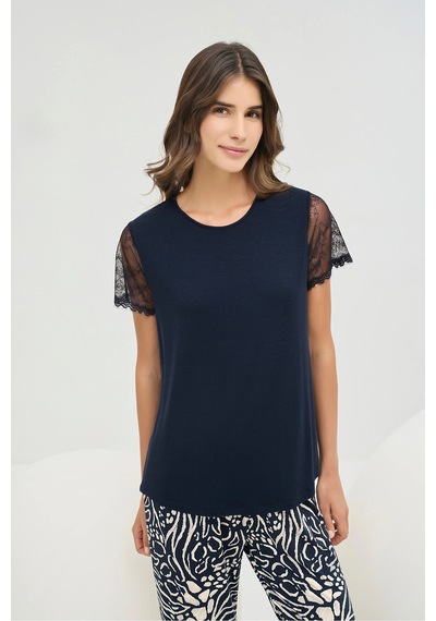 Sevim 16713 Kadın Pijama Takım Lacivert