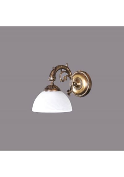 Mylights Rustik Eskitme Zamak Döküm Aplik Opal  Cam Bronz