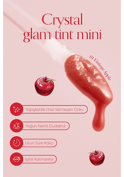 Clio Crystal Glam Tint Mini 01 Vintage Apple