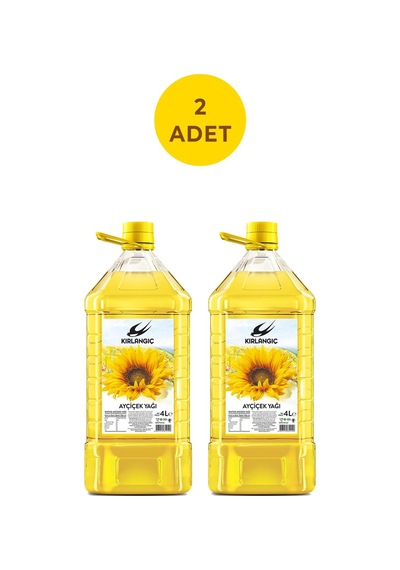 Kırlangıç Dar Ağız Ayçiçek Yağı Pet 2 x 4 L