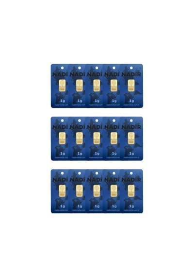 Nadirgold 15 Gr Külçe Altın 1gr X 15 Adet