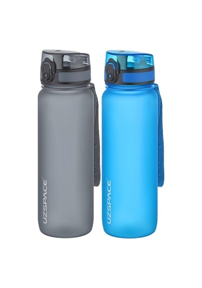 Uzspace Tritan Bpa'sız 25 CM Su Matarası 2'li Set 800 ML