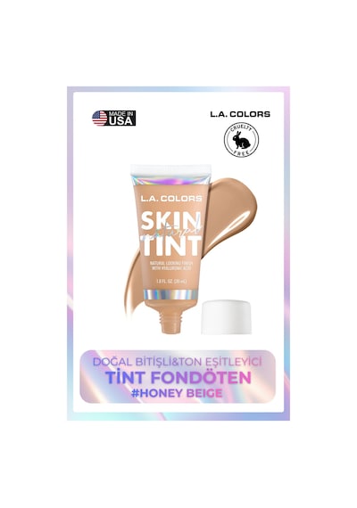 Natural Skin Tint - Doğal Bitişli&ton Eşitleyici Tint Fondöten Honey Beige 001 Light