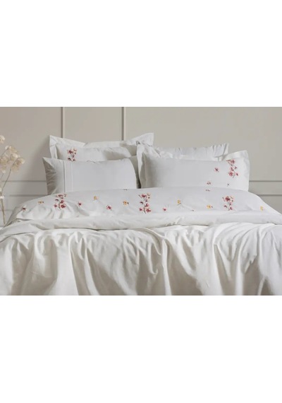 Şaheser Home Collection Nakışlı Çift Kişilik Nev Takımı Amber Renkli