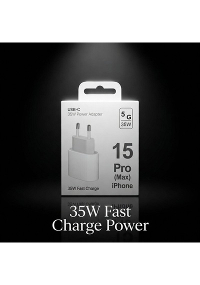 35w Type-c Şarj Adaptörü Apple Uyumlu iPhone Ve Android  Süper Hızlı Power Adaptör