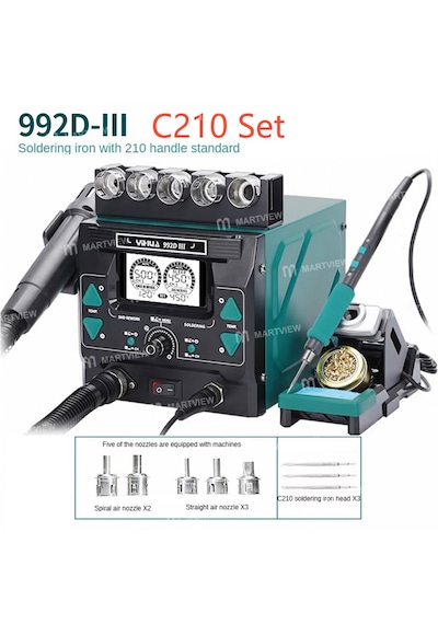 Yihua 992d-ııı 2 Si 1 Arada Hassas Lehimleme