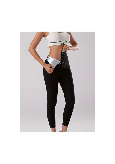 Fit Women Agraflı Tayt 4409 Siyah