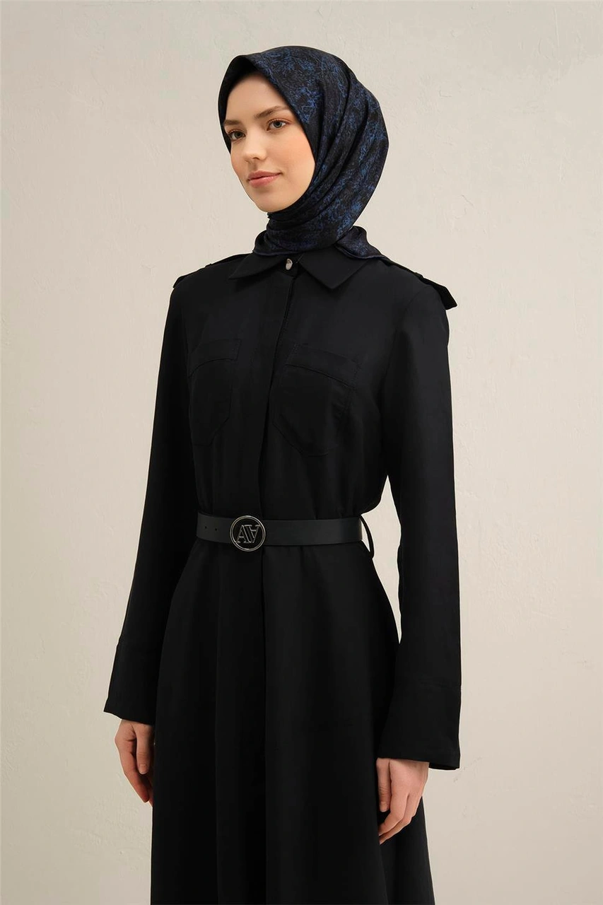 Armine Soyut Desenli Saf İpek Twill Eşarp 9311d 10 Laciver